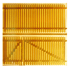 Wood picket fence with a gate, brass kit